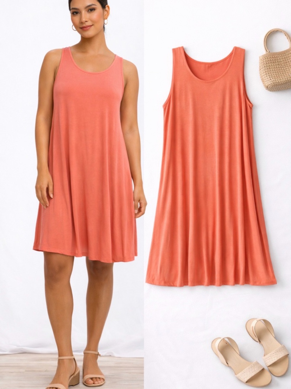 Northern Reflections Coral Tank Top